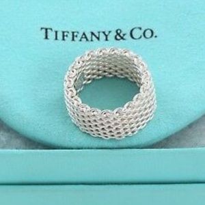 Tiffany’s Somerset Mesh Ring Sz. 6